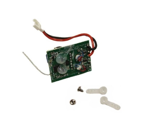 Приемник EAR411 4ch для самолета Volantex RC Trainstar Mini (гироскоп, серво)