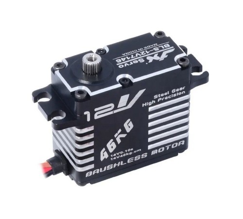 Сервомашинка цифровая JX Servo BLS-12V7146 (71г/47/0.10/14.0V) бесколлекторная, Full metal