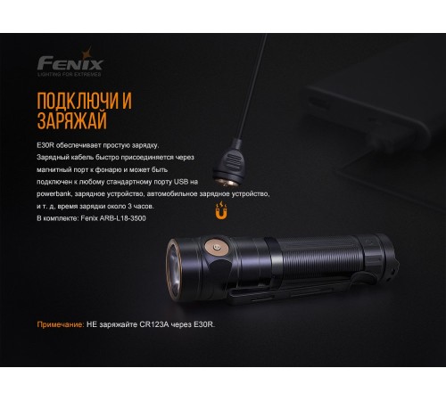 Фонарь Fenix E30R