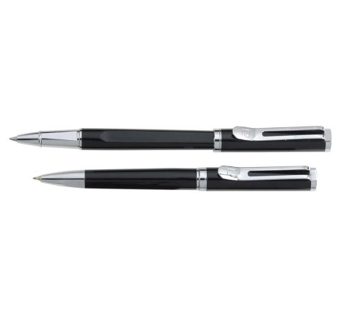Набор Pierre Cardin PEN&PEN: ручка шариковая + роллер. Цвет - черный. Упаковка Е или E-1