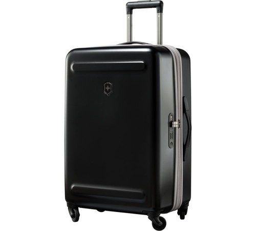 Чемодан VICTORINOX Etherius, чёрный, поликарбонат Bayer, 45x30x67 см, 65 л