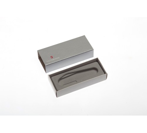 Коробка для ножей VICTORINOX 91 мм толщиной 4-5 уровней, картонная, серебристая
