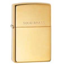 Зажигалка ZIPPO Classic с покрытием High Polish Brass, латунь/сталь, золотистая, 38x13x57 мм