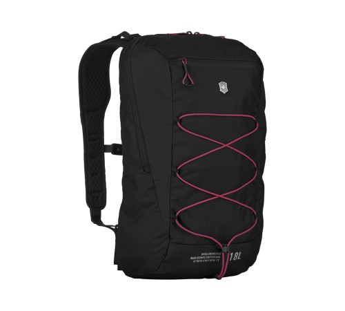 Рюкзак VICTORINOX Altmont Active L.W. Compact Backpack, чёрный, 100% нейлон, 28x17x44 см, 18 л