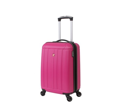 Чемодан WENGER USTER, розовый, АБС-пластик, 34x22x55 см, 37 л