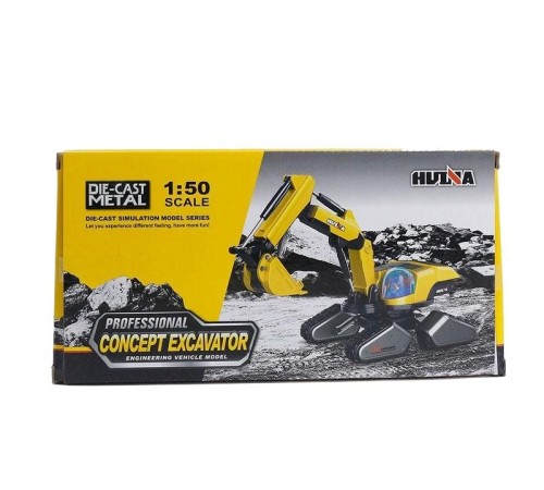 Металлический экскаватор HUI NA TOYS I9 concept 1/50
