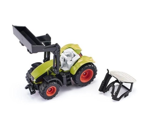 Трактор Siku 1392 Claas Axion с фронтальным погрузчиком