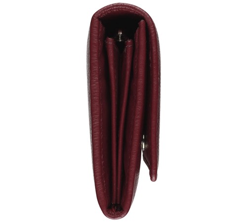 Кошелёк женский BUGATTI Lady Top, красный, натуральная воловья кожа, 20х2,5х10,5 см