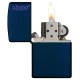 Зажигалка ZIPPO Classic с покрытием Navy Matte, латунь/сталь, синяя, матовая, 38x13x57 мм