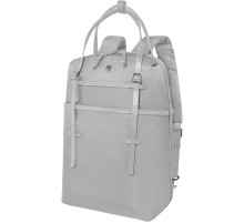Сумка-рюкзак VICTORINOX Victoria Harmony 15,6'', серебристая, нейлон/кожа/микрозамша, 28x13x41 см