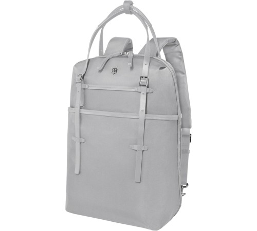 Сумка-рюкзак VICTORINOX Victoria Harmony 15,6'', серебристая, нейлон/кожа/микрозамша, 28x13x41 см
