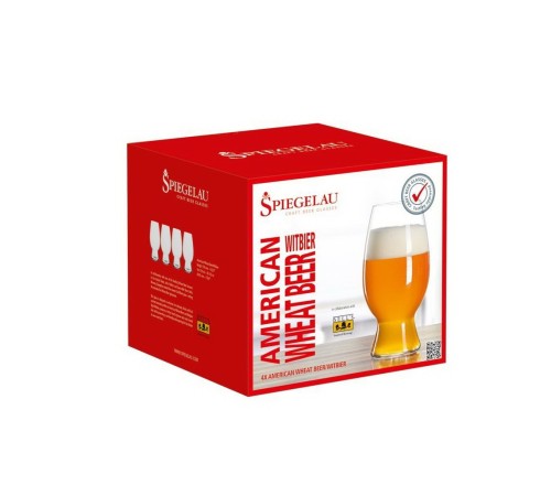 Набор из 4х бокалов Spiegelau Craft Beer Glasses American Wheat Beer