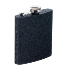 Фляга S.Quire 0,18 л, Black Ice, сталь, черная