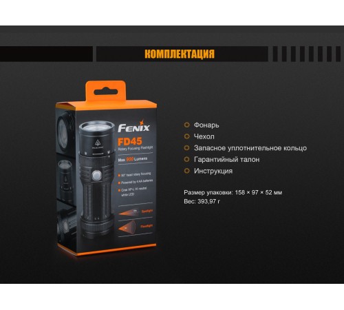 Фонарь Fenix FD45