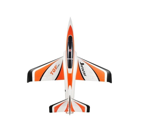 Радиоуправляемый самолет Top RC Jet Star Pro оранжевый 800мм импеллер 64мм 2.4G 4-ch LiPo RTF