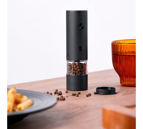 Мини мельница электрическая для специй Huohou Black, 14 см