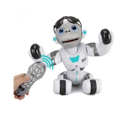 Радиоуправляемый робот-обезьяна LENENG TOYS K12 Orangutan звук, свет, танцы