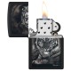 Зажигалка ZIPPO Spazuk Design с покрытием Black Matte, латунь/сталь, чёрная, матовая, 38x13x57 мм