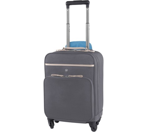 Чемодан VICTORINOX Victoria Brilliance, серый, нейлон TourMax, 33x20x44 см, 30 л