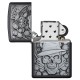 Зажигалка ZIPPO Classic с покрытием Black Matte, латунь/сталь, чёрная, матовая, 38x13x57 мм