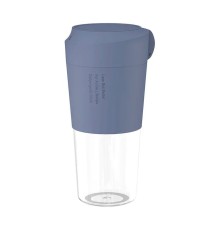 Портативный блендер (джусер) Solove Juicer 330 мл, магнитная зарядка, синий