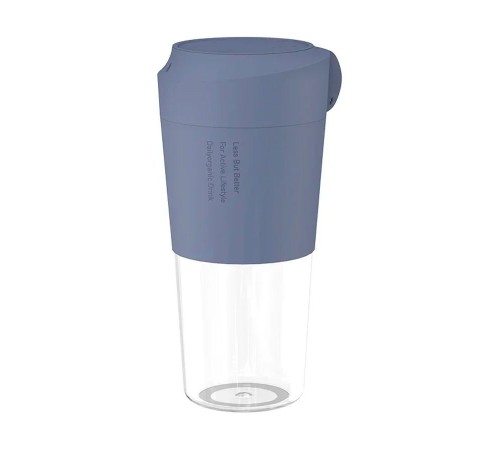 Портативный блендер (джусер) Solove Juicer 330 мл, магнитная зарядка, синий