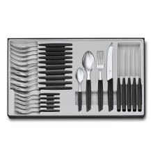 Набор из 24 столовых принадлежностей VICTORINOX Swiss Modern: 6 столовых ножей, 6 вилок,12 ложек