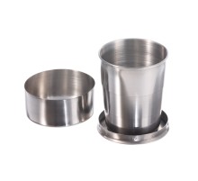 Стакан S.Quire 0,15 л, складной, 3 слоя, сталь, серебристый