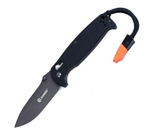 Нож Ganzo G7413-WS черный, G7413-BK-WS