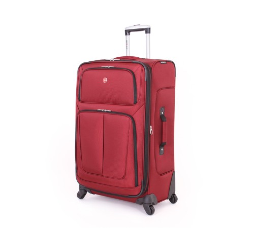 Чемодан SWISSGEAR SION, бордовый, полиэстер 750x750D добби, 46x29x80 см, 90 л