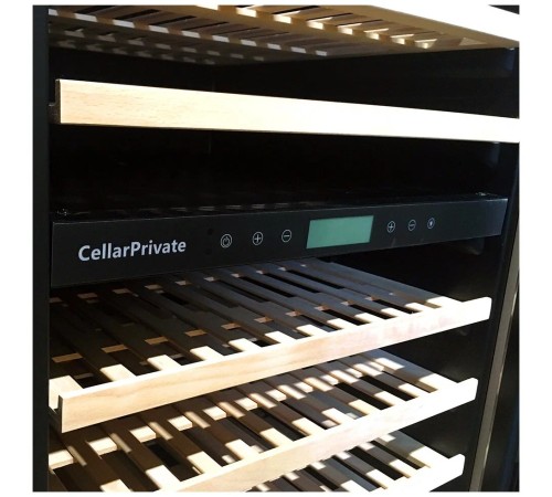 Винный шкаф двухзонный встраиваемый Cellar Private CP165-2TB