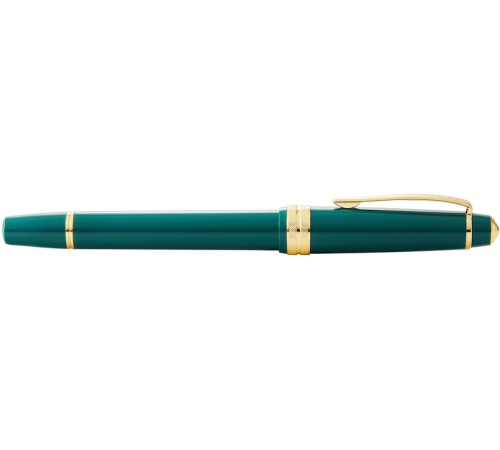 Перьевая ручка Cross Bailey Light Polished Green Resin and Gold Tone, перо F