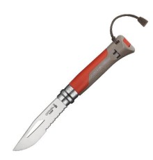 Нож Opinel №8 Outdoor Earth, красный, 001714