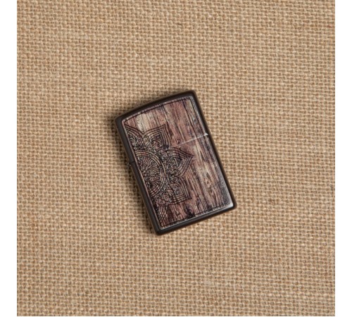 Зажигалка ZIPPO Classic с покрытием Brown Matte, латунь/сталь, коричневая, матовая, 38x13x57 мм