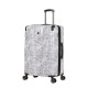 Чемодан WENGER CASCADE, белый с принтом, АБС-пластик, 42 x 26,5 x 62 см, 69 л