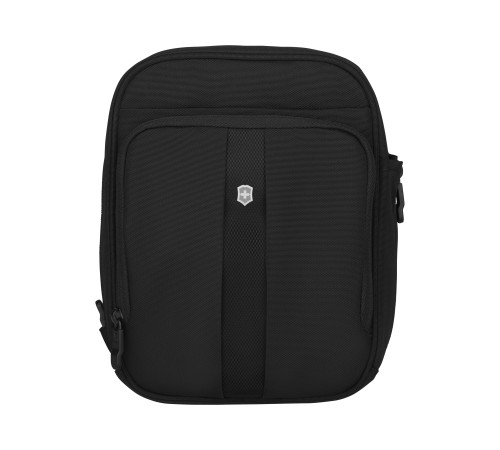 Сумка наплечная VICTORINOX TA 5.0, Travel Companion вертикальная, чёрная, нейлон, 21x10x27 см, 6 л