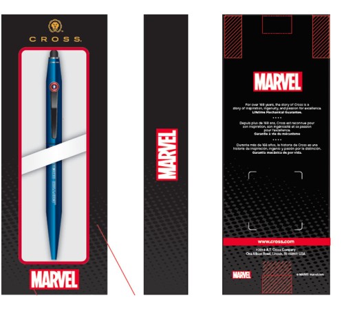 Шариковая ручка со стилусом Cross Tech2 Marvel 