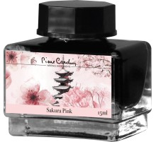 Флакон чернил Pierre Cardin 15мл, серия CITY FANTASY цвет Sakura Pink (Розовая Сакура)