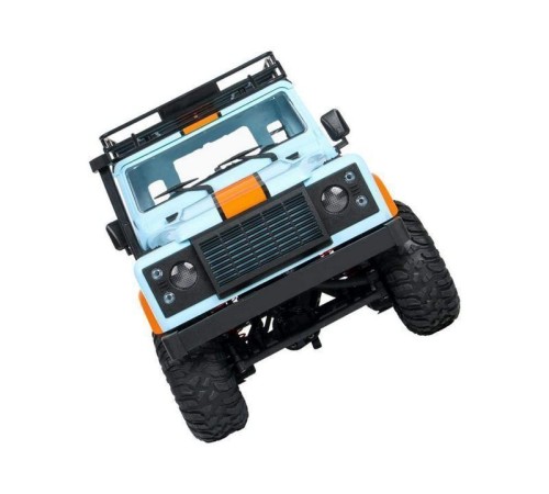 Радиоуправляемая машина MN MODEL английский внедорожник Defender  D90 (голубой) 4WD 2.4G 1/12 RTR