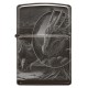 Зажигалка ZIPPO Lisa Parker с покрытием High Polish Black, латунь/сталь, чёрная, 38x13x57 мм