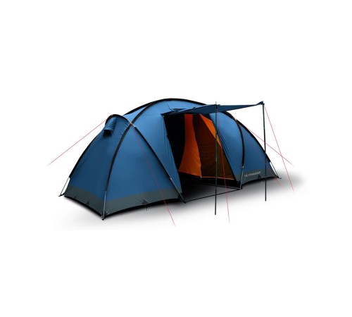 Палатка Trimm COMFORT II, синий 4+2, 49712