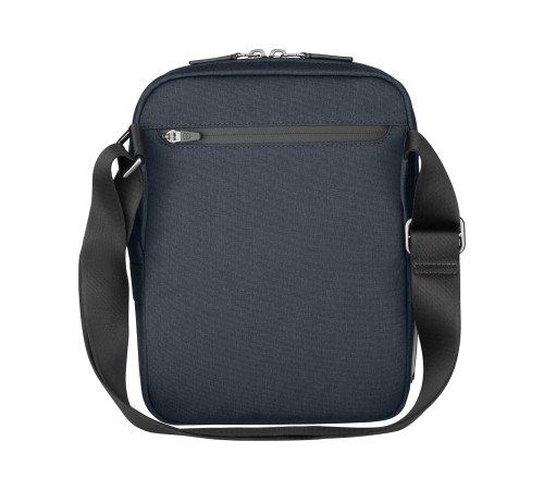 Сумка через плечо VICTORINOX Architecture Urban 2 Crossbody Bag,синий, полиэстер/кожа, 9x22x28 см,6л