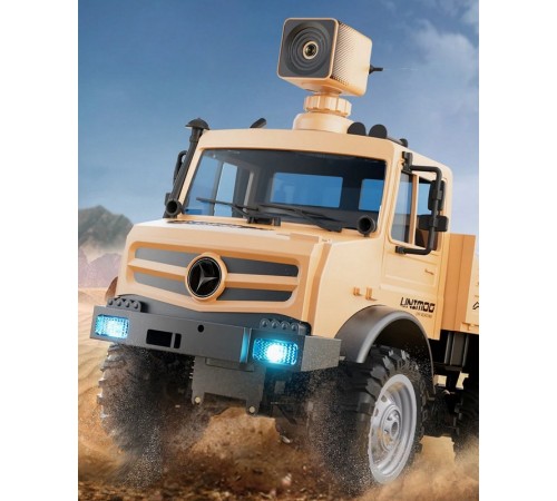 Радиоуправляемая машина WPL Следопыт с FPV HD WIFI камерой (песочная) 4WD 1/16 2.4G RTR