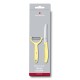 Набор из 2 кухонных ножей VICTORINOX Swiss Classic: нож для томатов и столовый нож 11 см, жёлтый
