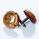 Запонки из настоящих плакеток шампанского Innosphere Moet Chandon