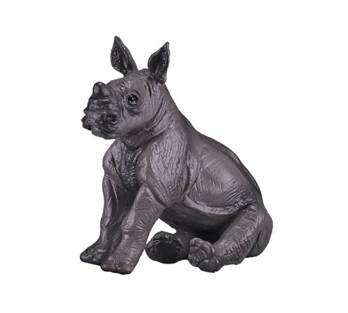 Фигурка KONIK Носорог, детёныш, сидящий