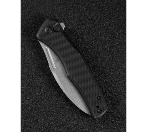 Складной нож SENCUT Watauga D2 Steel Stonewashed Handle G10 Black