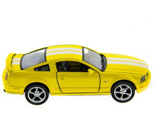 Машина Kinsmart 1:38 Ford Mustang GT с полосками инерция (1/12шт.) б/к