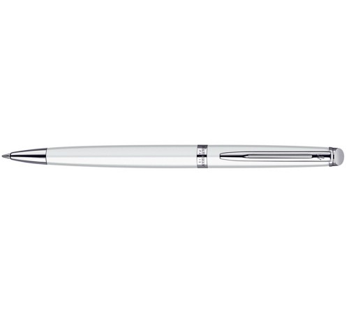 Шариковая ручка Waterman Hemisphere Essential White CT. Корпус и колпачок - лаковые