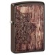 Зажигалка ZIPPO Classic с покрытием Brown Matte, латунь/сталь, коричневая, матовая, 38x13x57 мм